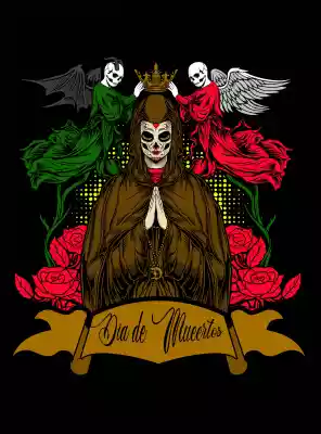 vectores plantilas DÍA DE MUERTOS,CARICATURA,